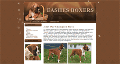 Desktop Screenshot of eashesboxers.com